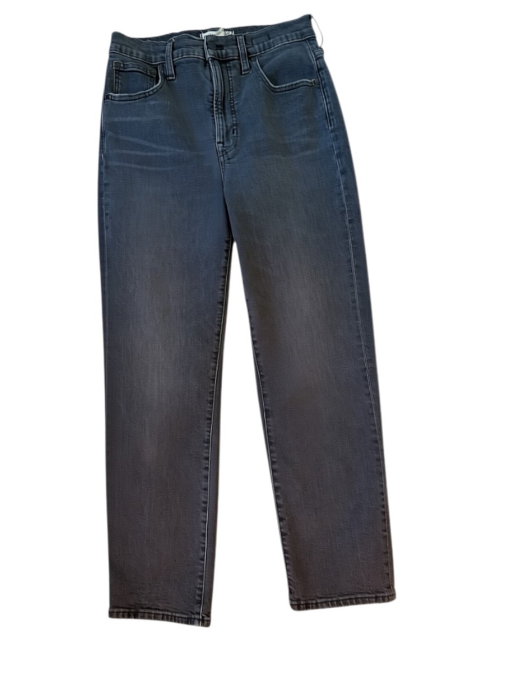 Madewell Perfect Vintage Crop Jeans — Washed Black — Size 27